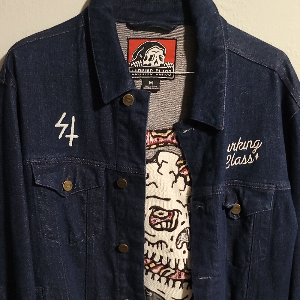 Lurking Class Denim Jacket - Dark Blue